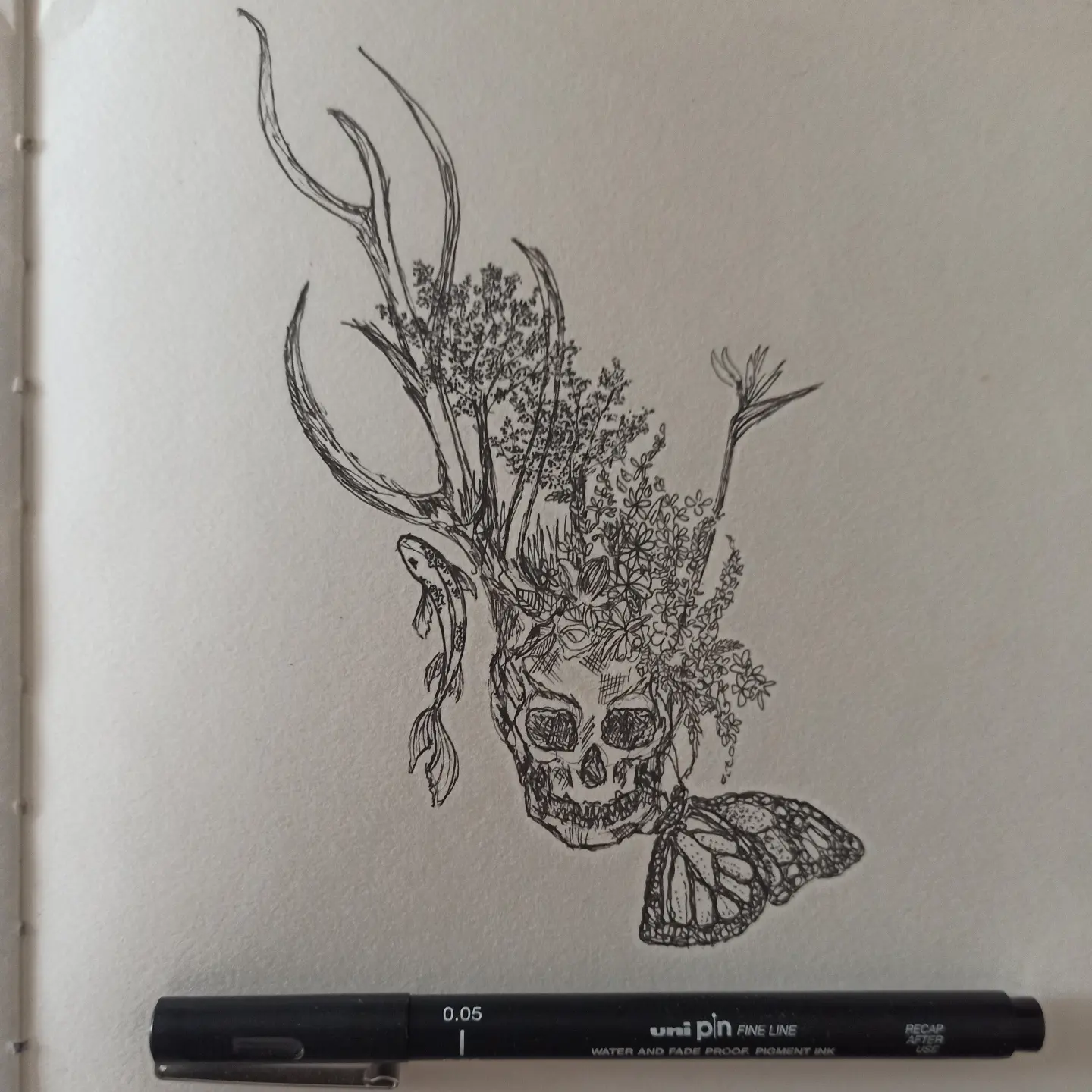 Skull & Antlers sketch